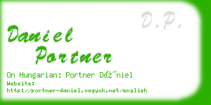 daniel portner business card